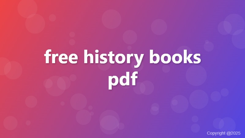 free history books pdf